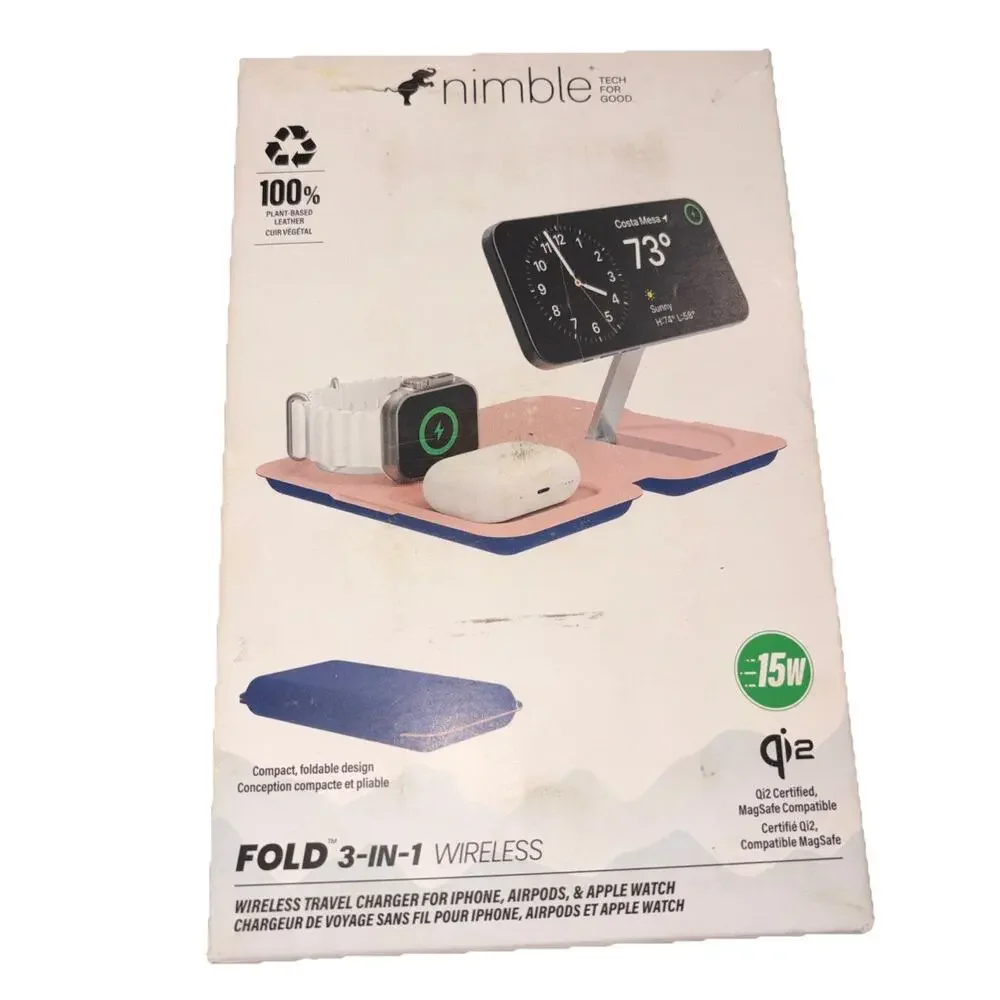 Nimble Fold 3-in-1 Wireless Charger